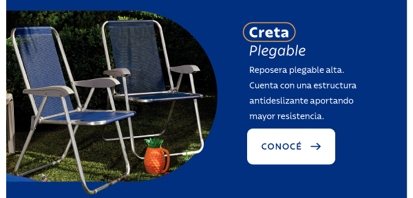 Creta Reposera plegable